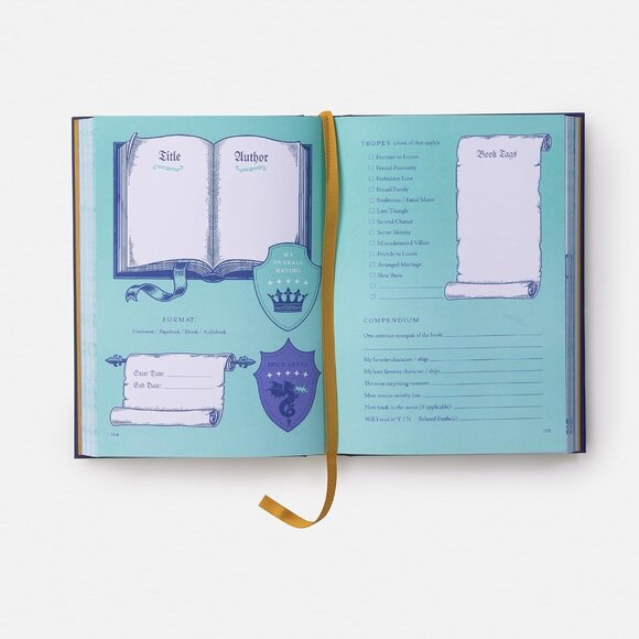 The Journal Of Ink & Ardor Hardcover Romantasy Journal With Ribbon Bookmark NWOT - Picture 2 of 5